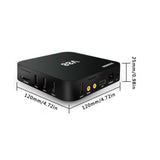 V88 Smart TV Set-Top Box Android 4K Quad-Core 2G 16G Wifi Media Player TV Box Home Theater