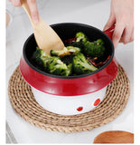 220V 1.5L Household Electric Cooking Machine Multi Cooker Non-stick Electric Frying Pan Pot Mini Multifunctional Rice Cooker