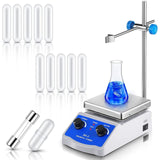 Magnetic Stirrer Hot Plate Mixer SH-2 Lab Stirrers,Max 716 Fahrenheit/380 Celsius Max 2000RPM Heating Stir Plate US Plug