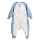 Baby Sleep Bag Wearable Blanket Thicken Anti-kick Long Sleeve Keep Warm Casual Pajamas With Legs Bedding Autumn Winter Home