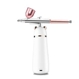 Airbrush Portable 0.0012mm Nano Oxygen Sprayer Upgraded Nozzle Mini Air Compressor Facial Moisturizing Hydrating Machine