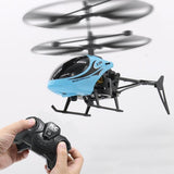 RC Helicopter Drone With Light Electric Flying Toy Radio Remote Control Aircraft Indoor Outdoor Game Model Gift Toy For Children