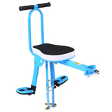 Front Mount Child Bicycle Seat Kids Saddle Children Safety Front Seat Saddle Cushion with All-around Handrail for Mountain Bike