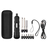 NANWEI 3.6V Cordless Screwdriver with Slotted Cross Screw Bit Hand Tool Electric Screwdriver USB Rechargeable Screw Driver