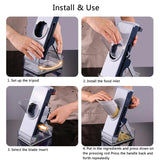Chopping Artifact Set Multi-function Slicer For Kitchen Stand Fruit Vegetable Cutter With Multi Blade Food Chopper Garlic Masher