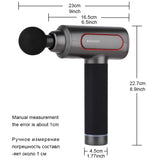 Massage Gun Muscle Black Body Massager Electric 6 Speeds Vibrating Gun Massager For Muscles MG49230