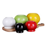 5pcs set Ceramic Vacuum energy Cupping for Massage Acupuncture Detox Promote Blood Circulation Relief Pain slimming Health Care