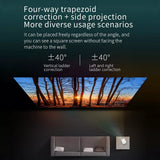 Global Version Wanbo Smart Projector T2 MAX LCD Projector 1080P Vertical Keystone Correction Mini Home Theater Projector