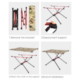 Ultralight Outdoor Folding Table BBQ Picnic Camping Square Table with Storage Bag Foldable Outdoor Dinner Desk Camping Equipment
