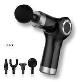 Portable 4 Head Relax Muscle Massage Gun  Body Massager Clear Lactic Acid Portable After Exercise Slimming Shaping Exercising