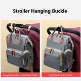 Mommy Bag Backpack Diaper Bag Waterproof Insulated Bottle Storage Bag Large-capacity Outdoor Portable Foldable Baby Stroller Bag