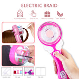 Electric DIY Kid Hair Play Set Hairdressing Set Girls Beauty Hairdress Electric Hair Braid Girl Makeup Set Fashion Toy Xmas Gift
