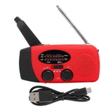 Solar Hand Crank Radio FM/AM/NOAA Multifunction Emergency Radio Portable Solar Radio 3 LED Lights Flashlight Hand Crank Radio