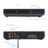 DVD-225 Home DVD Player DVD CD Disc Player Digital Multimedia Player AV Output with Remote Control