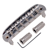 Guitar Saddle Bridge with Adjustable Barrel Saddles Zinc Alloy for Mustang Jaguar Jazzmaster Guitar Accessories