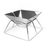 Charcoal BBQ Grill Portable Camping Stove Campfire Stand Camping Grill for Outdoor Cooking Picnic Backpacking Hiking BBQ