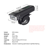 High Lumen Flashlight For Bike Anti-glare Por Bicycle Light USB Rechargeable Battery Cycling Headlight Bike Accessories