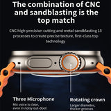 ZD8 Ultra MAX Smart Watch Series 8 Titanium Alloy 1:1 49mm Case 2.08inch Bluetooth Call NFC ECG IP68 Waterproof Smartwatch Men
