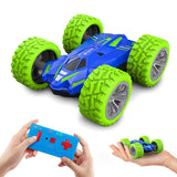 EC07 RC Car 2.4G 4CH Stunt Drift Deformation Remote Control Rock Crawler Roll Flip Kids Robot Auto Toy Boy New Year Gift Car US