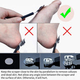 Pedicure Kit Set, Foot Scrubber Pedicure Tools Set, Stainless Steel Foot Care Tools, Foot Rasp, Foot Dead Skin Remover
