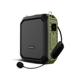 SHIDU 18W Portable Voice Amplifier Wireless UHF Microphone Recording AUX TF USB Flash Waterproof Bluetooth Speaker For Teacher