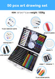 Besegad 68PCS Painting Drawing Art Artist Set Kit for Kids Children Boys Girls Student Christmas Birthday Holiday Festival Gift