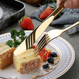 24Pcs Dinnerware Set Gold Cutlery Set Stainless Steel Steak Knife Fork Coffee Spoon Gift Box Flatware Set Kitchen Accessories