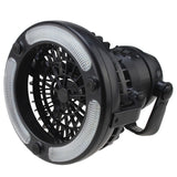 Tent Fan Light Led Camping Hiking Portable 2In1 Ceiling Lamp With Fan