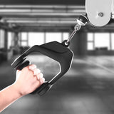 Heavy Duty Ergonomic Exercise Handles Pulley Cable Machine Attachments Home Gym Fitness Double D Handle LAT Pull Down Hand Grips