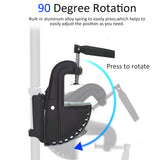 Electric Outboard Motor Bracket Hinge Kit Fits for 1 1/8''(2.8cm)Shaft Diameter 28lb 36lb 46lb 50lb For Electric Outboard Motors