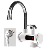 Tankless Temperature Display Instant Hot Water Tap Electric Faucet Water Instant Hot Faucet Water Heater Water Heating