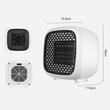 220V 800W  Mini Electric Heater Fan Portable Heater Stove Ceramic Warmer for Winter Household Indoor Heating Camping Office Home