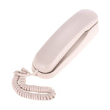 Mini Phone Wall-mounted Landline Telephone Home Phone Desktop Corded Fixed Wired Phone for Office Business Home Hotel