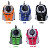Dog Carrier Bag Outdoor Pet Carrier for dogs Nylon Double Shoulder Portable Travel Backpack Mesh Backpack Head Cat Carrier Bag