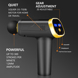 Massage Gun Deep Tissue Percussion Muscle Massager For Pain Relief 20 Speeds LCD Touch Display Fascia Gun Electric Body Massage