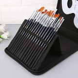 18pcs/Set Paint Brush Wooden Acrylic Painting Palette Gouache Cosmetic Art Kit Drawing Pens L29K