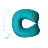 Hot-selling U-shaped pillow, high-quality lunch break neck pillow, professional vibration massage U-shaped office travel pillow