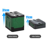 Travel Portable Car Emergency Toilet with cover Outdoor Folding Camping Toilet for Camping Hiking Boat Road Trips Beach