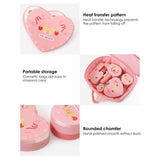 Wooden Beauty Salon Toys 12-Pieces Toddler Makeup Kit With Cosmetic Bag Wooden Pretend Makeup Playset Toy Portable Makeup Kit
