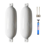 2Pcs Inflatable Bumper Fenders Dock Shield Protection Gear for Marine Boat Yacht Practical Boat Dock Guards W91F