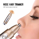 Portable Electric Nose Trimmer Ear Nose Neck Hair Removal Clipper Beard Trimmer for Men Trimmer for Nose