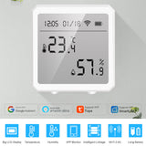 Tuya WIFI Temperature Humidity Sensor Indoor Hygrometer Thermometer Detector Smart Life Remote Control Support Alexa Google Home