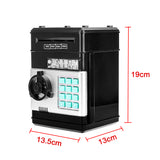 Electronic Piggy Bank ATM Password Money Box Cash Coins Saving Box ATM Bank Safe Box security Automatic Deposit Banknote gift