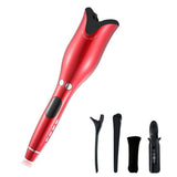 Multifunctional Automatic Hair Curler Ceramic Infrared Heating Auto Rotating LCD Display Curling Iron Styling Tool US EU plu