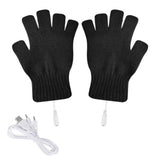 Washable 1 Pair Durable Winter Electric USB Hand Warmers Breathable Thermal Gloves Lightweight   for Home