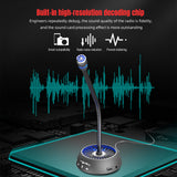 HXSJ F15 Microphone RGB Luminous And Flexible USB Drive-free Voice Chat Video Karaoke Online MIC For Computer And Conference