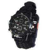 Outdoor Multifunction Rope EDC Safety Equipment Tools Bracelet Camping Tactical Survival Watch