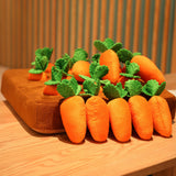 Pet Dog Chew Toy Vegetable Garden Carrot Plush Toy Pull The Carrot Parent-child Interaction Ability Early Educational Plush Toys