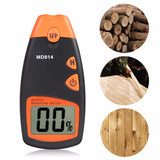 Wood Moisture Tester MD814 Four Needle Type Wood Hygrometer LCD Display Digital Wood Log Moisture Detector Floor Humidity Tester