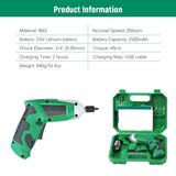 Electric Drill  3.6V Cordless Electric Drill Driver Kit электроинструмент Rechargeable Drilling Walls Bricks Wood Metal for DIY